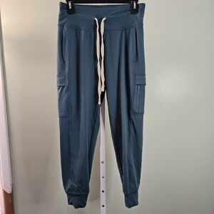 Alpine Design Women's Field Knit Jogger Pants Size Medium Blue Teal